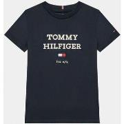 T-shirt enfant Tommy Hilfiger KB0KB08671 - TH LOGO-DW5 DESERT SKY