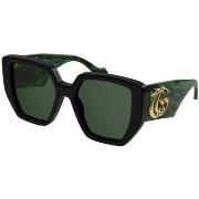 Lunettes de soleil Gucci GG0956S Lunettes de soleil, Noir/Vert, 54 mm