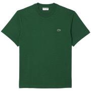 T-shirt Lacoste T-SHIRT CLASSIC FIT EN JERSEY DE COTON VERT