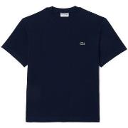 T-shirt Lacoste T-SHIRT CLASSIC FIT EN JERSEY DE COTON BLEU MARINE