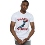 T-shirt Marvel Black Widow Web