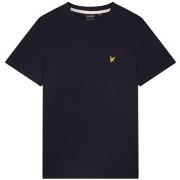 T-shirt Lyle &amp; Scott T-SHIRT CREST TIPPED BLEU MARINE