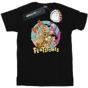 T-shirt The Flintstones Group Circle