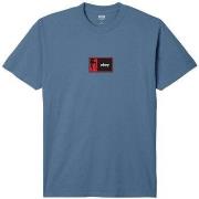 T-shirt Obey T-shirt Half Icon Homme Pigment Coronet Blue