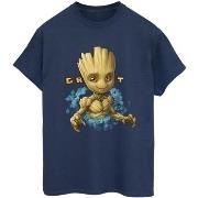 T-shirt Guardians Of The Galaxy Groot Flowers