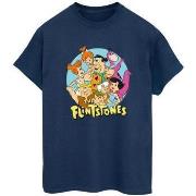 T-shirt The Flintstones Group Circle