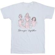 T-shirt enfant Disney Princesses Stronger Together