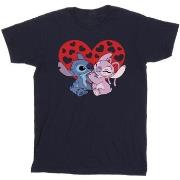 T-shirt Disney Lilo Stitch Hearts
