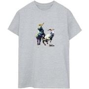 T-shirt Marvel Thor Love And Thunder Toothgnasher Flames