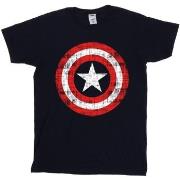 T-shirt Marvel Avengers Captain America Scratched Shield