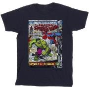 T-shirt Marvel Spider-Man VS Hulk Cover