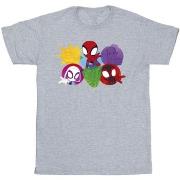 T-shirt Marvel Spidey And His Amazing Friends Faces