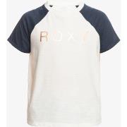 T-shirt enfant Roxy - Tee-shirt junior - blanc et marine