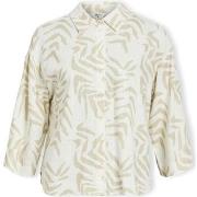 Blouses Object Emira Shirt L/S - Sandshell/Natural