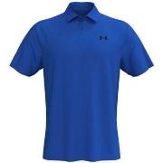 Polo Under Armour Polo T2G Homme Blue Mirage/Black