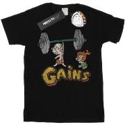 T-shirt The Flintstones Bam Bam Gains Distressed