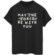 T-shirt Disney The Mandalorian May The Force Be With You