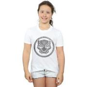 T-shirt enfant Marvel Black Panther Distressed Icon