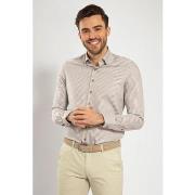 Chemise Suitable Chemise Rayures Marron