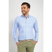 Chemise Suitable Chemise Herringbone Bleu Clair