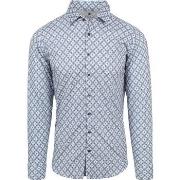 Chemise Desoto Chemise Kent Impression Bleu