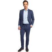 Costumes Suitable Jersey Suit Bleu Cobalt