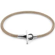 Bracelets Anchor &amp; Crew Bracelet Cambridge Argent Et Corde