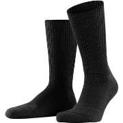 Chaussettes Falke Walkie Chaussette De Randonnée Mix Laine Noir