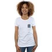 T-shirt Dessins Animés Taz Stripes Faux Pocket