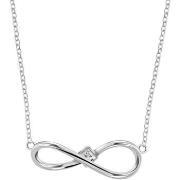 Collier Lotus Collier Silver Infini argent et oxyde