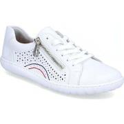 Baskets basses Rieker white casual closed sport shoe