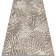 Tapis Rugsx TAPIS EN CORDE SIZAL FLOORLUX 20504 FEUILLES 120x170 cm