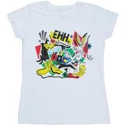 T-shirt Dessins Animés Scrap Collage