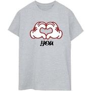 T-shirt Disney Love You Hands