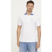 T-shirt Lee Cooper Polo BLUES Blanc
