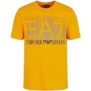T-shirt Ea7 Emporio Armani T-shirt 3DPT44 PJ02Z Uomo Giallo scuro