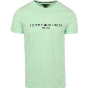 T-shirt Tommy Hilfiger T-shirt Logo Vert Clair