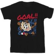 T-shirt Dessins Animés Taz Goal Goal Goal