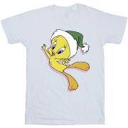 T-shirt Dessins Animés Tweety Christmas Hat