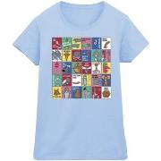 T-shirt Dessins Animés Grid Squares