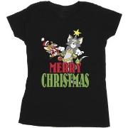 T-shirt Dessins Animés Merry Christmas Baubles