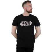 T-shirt Disney The Last Jedi Spray Logo