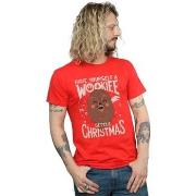 T-shirt Disney Wookiee Little Christmas