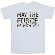 T-shirt Disney May The Force