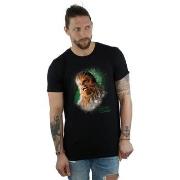 T-shirt Disney The Last Jedi Chewbacca Brushed