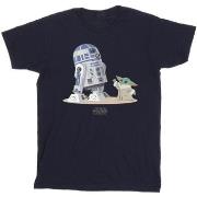 T-shirt Disney The Mandalorian R2D2 And Grogu