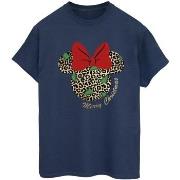 T-shirt Disney Minnie Mouse Leopard Christmas