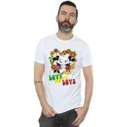 T-shirt Disney Mickey And Minnie Mouse Hippie Love
