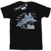 T-shirt Marvel The Avengers Quinjet Breakdown