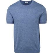 T-shirt Blue Industry Knitted T-Shirt Melanger Bleu